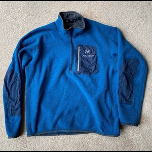Arcteryx 1/4 zip fleece - large